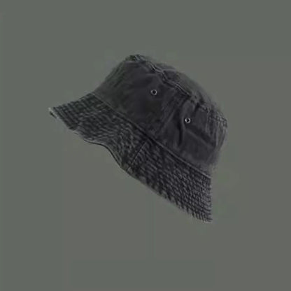 Bucket Hat Retro Washed Denim Fisherman Hat Fashionable And Versatile Sun Hat