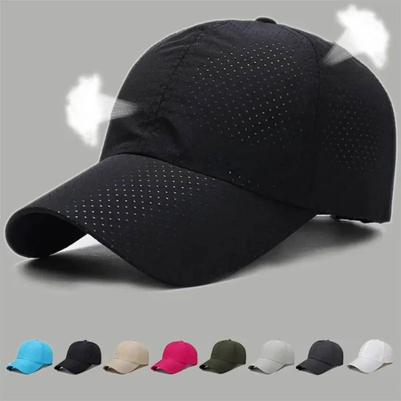 New Summer Men Women Baseball Cap Sun Hat Bone Breathable Hats
