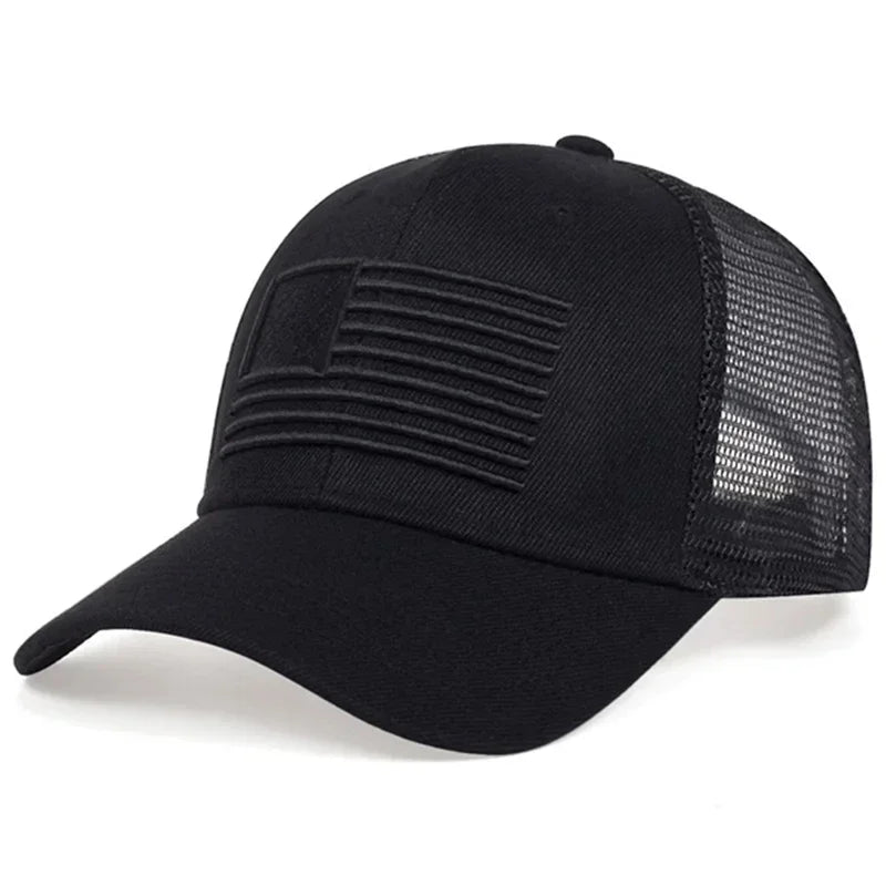 Unisex American Flag Embroidery Baseball Caps