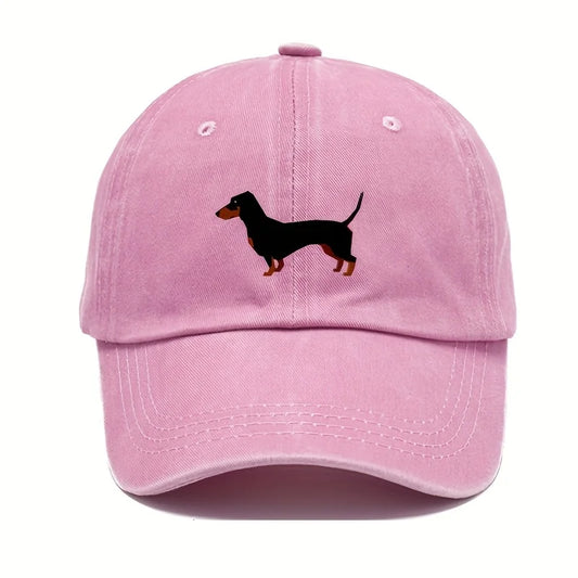 Retro Dachshund Baseball Cap For Both Men And Women