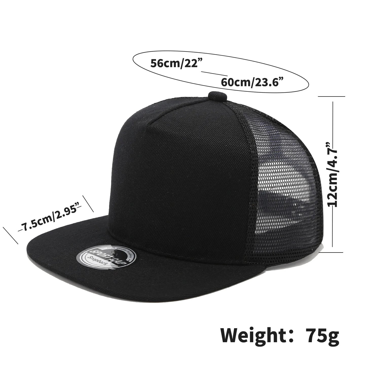 Fashion Unisex Snapback Hat Men Women Hip-hop Flat-brimmed Cap Outdoor
