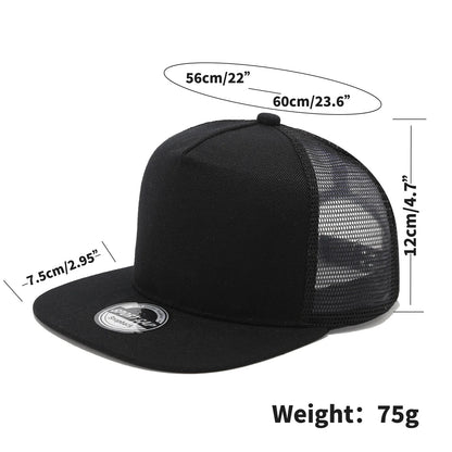 Fashion Unisex Snapback Hat Men Women Hip-hop Flat-brimmed Cap Outdoor