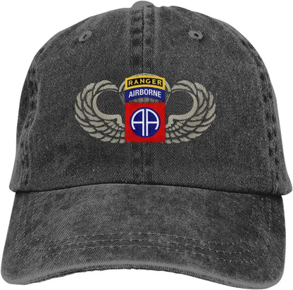 82nd Airborne Division with Ranger Baseball Hats For Men Women
