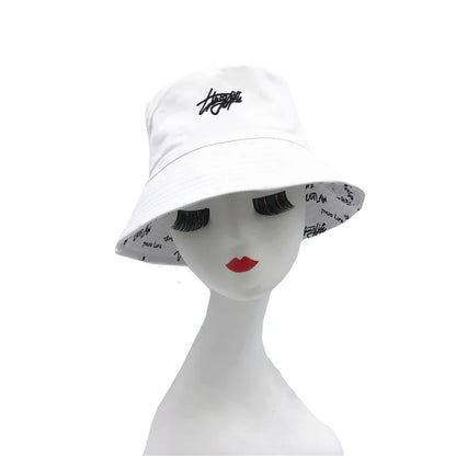 Double-sided Bucket Hat For Men Women Summer Unisex Fashion Cap