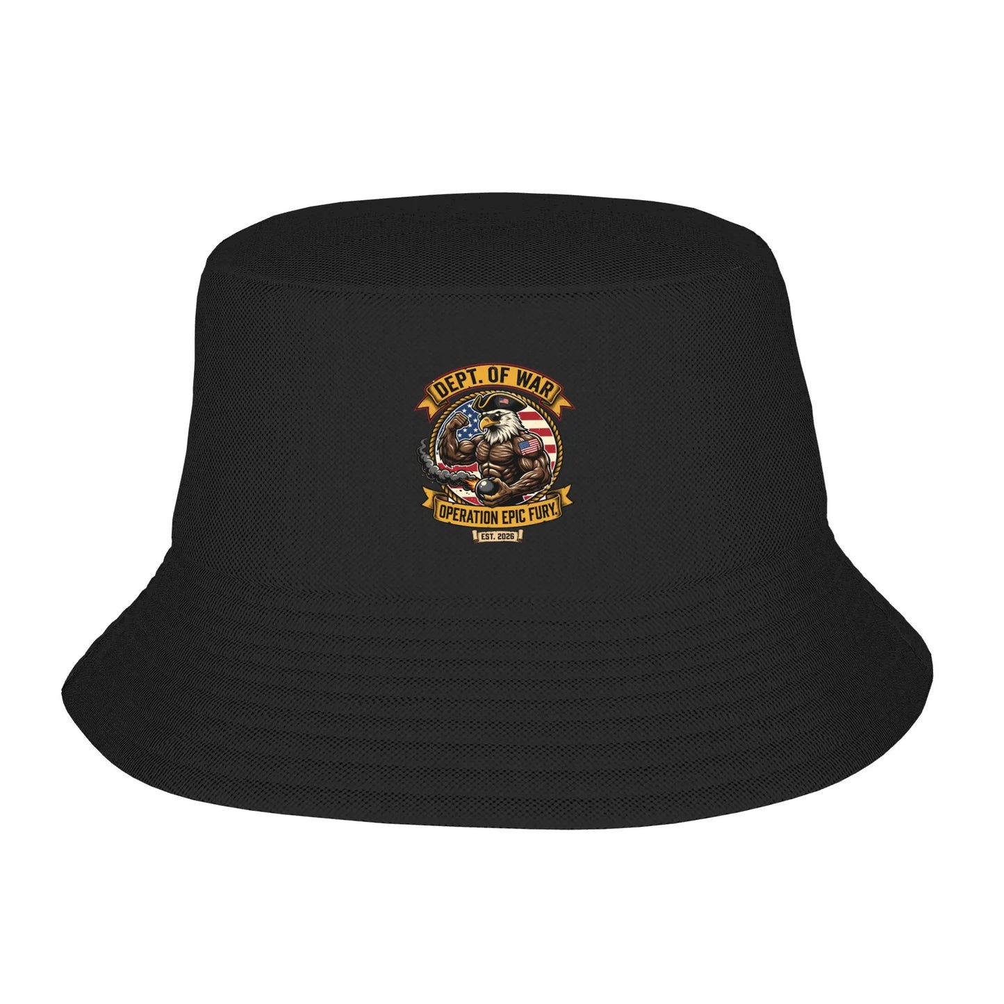 Operation Epic Fury Bucket Hat Outdoor Fisherman Caps For Men Women