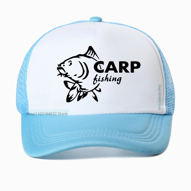 Funny Carp Fishing Baseball Cap