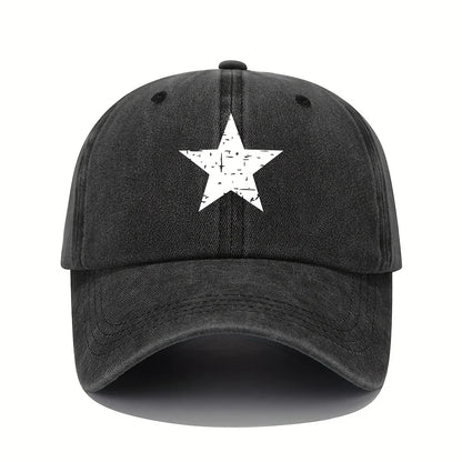 Star Print Baseball Cap