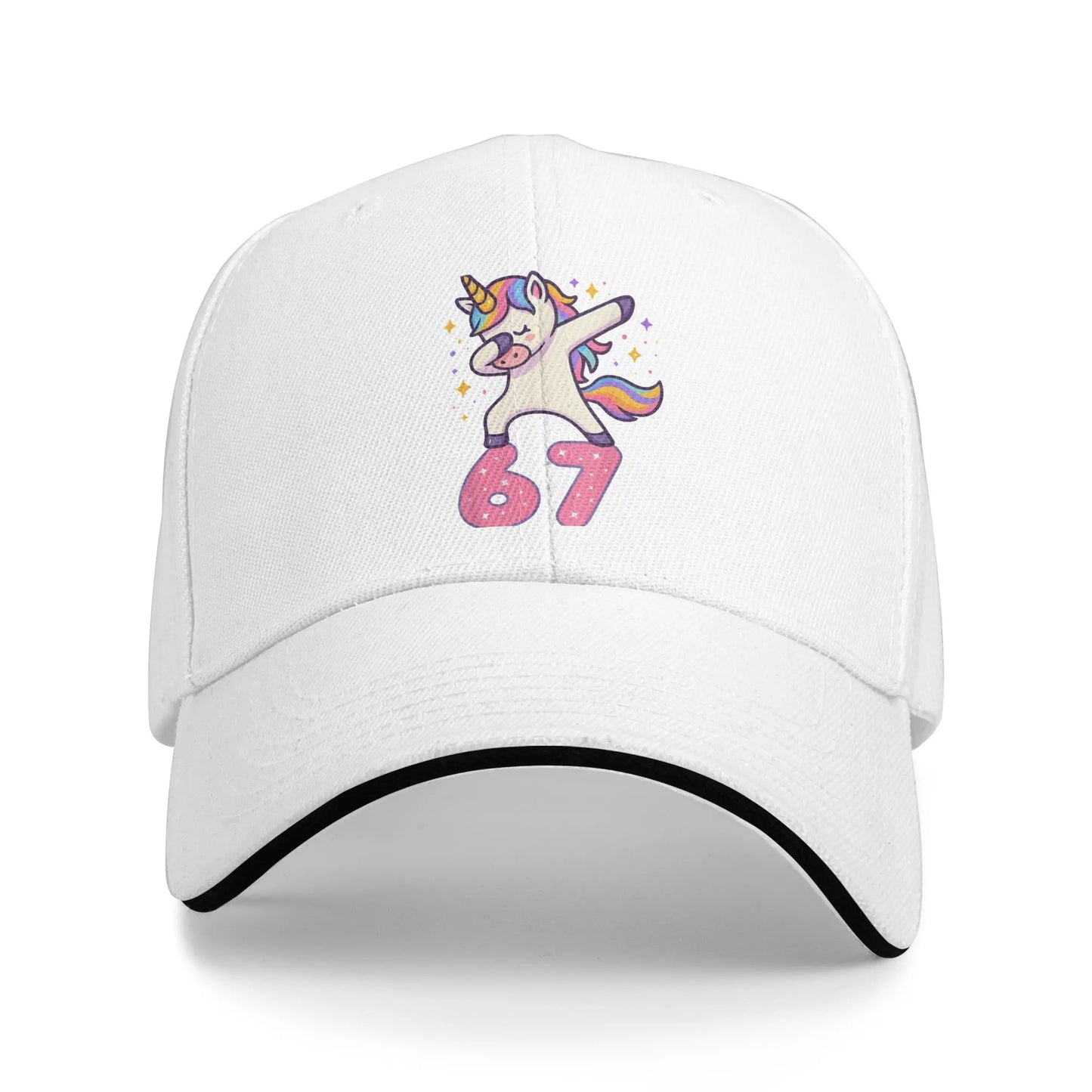 67 Six Seven 6-7 Funny Steal Brainrot Gaming Meme Baseball Caps