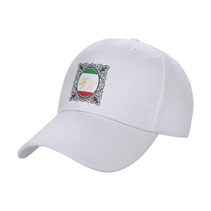 Persian Flag Shirokhorshid Persian Flag Iran Baseball Cap