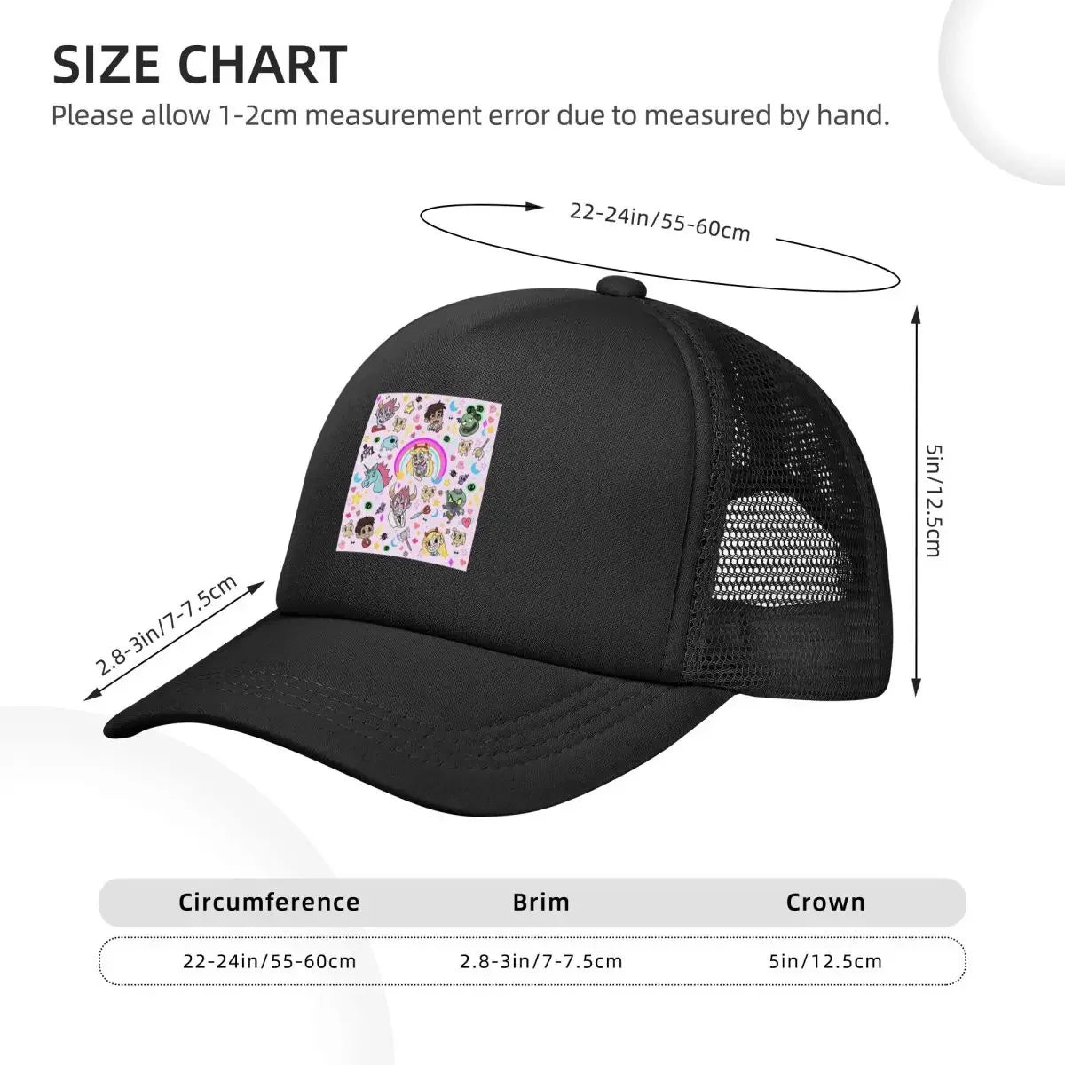 Star VS The Forces Of Evil! Blanket Mesh Baseball Caps