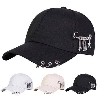 Unisex Personalized Iron Ring Baseball Caps
