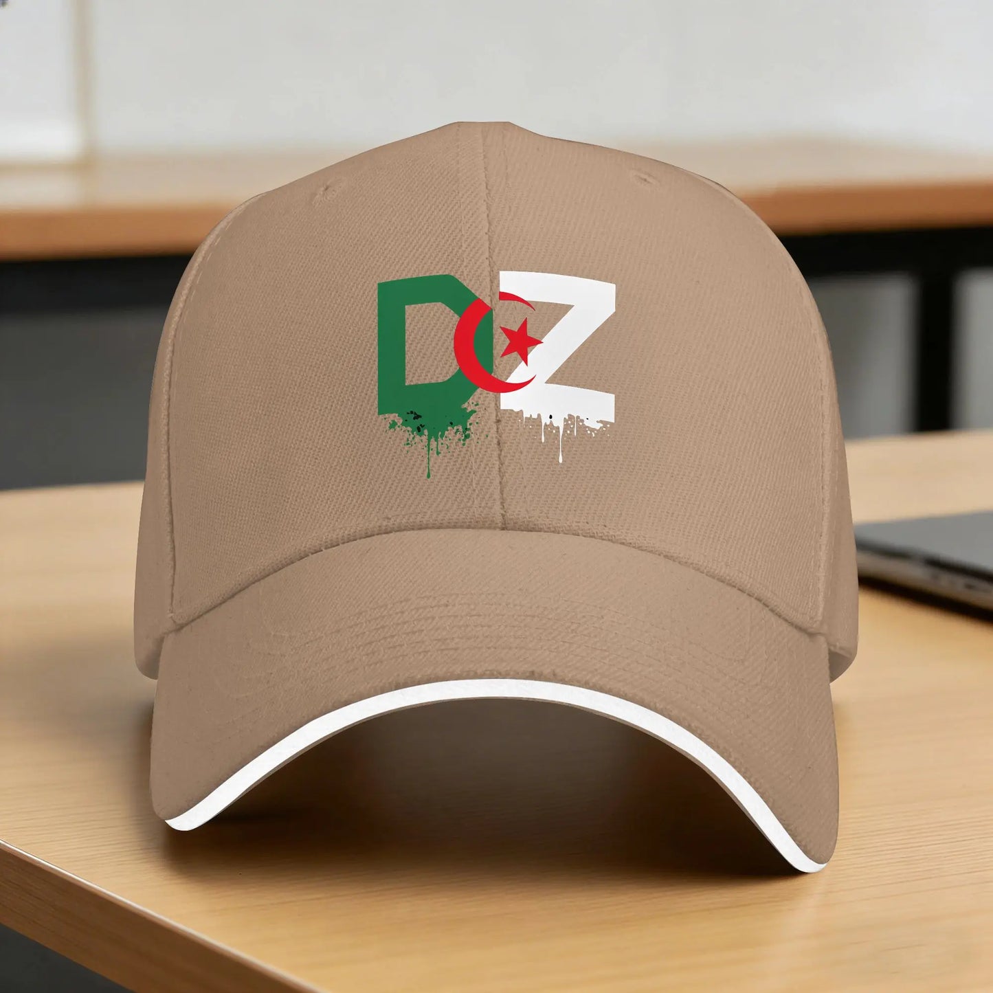 DZ Algeria Algerian Flag Sun Baseball Cap
