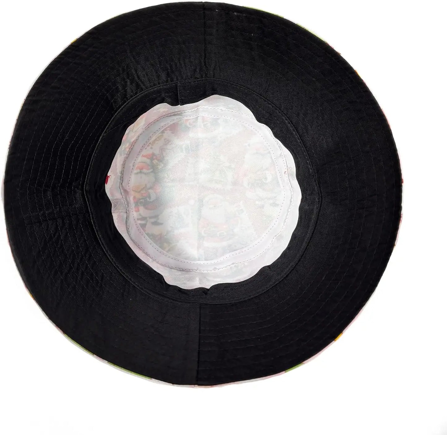 Retro Poster Merry Christmas Bucket Hats for Women Men Xmas Fisherman Hat