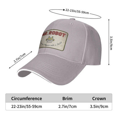 Mr. Robot Computer Repair Smile Baseball Cap