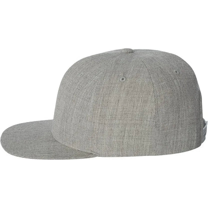 Six-Panel Premium Flatbill Snapback Cap Bulk Blank Hats