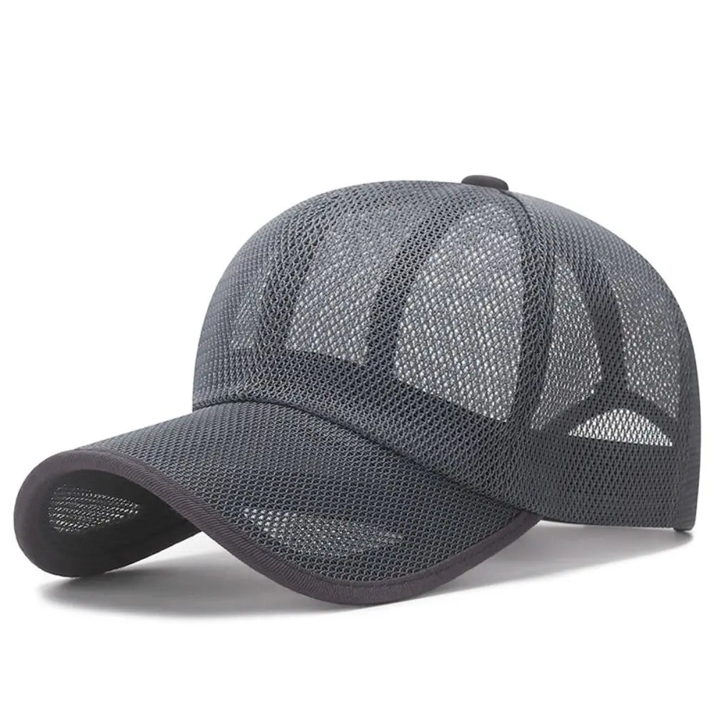Quick Dry Full Mesh Caps Adjustable Sun Protection Summer Baseball Cap