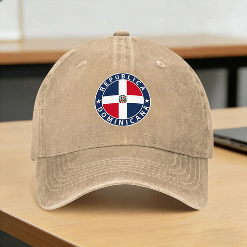 Dominican Republic República Flag Flag Coat Of Arms Baseball Cap