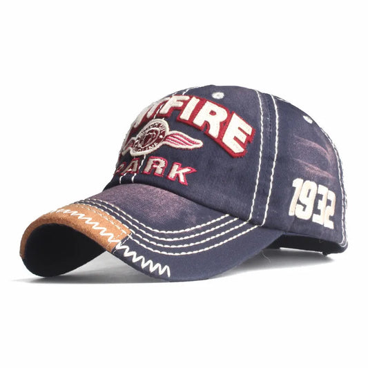 Men Women Cotton Embroidered Letter Printed Baseball Cap