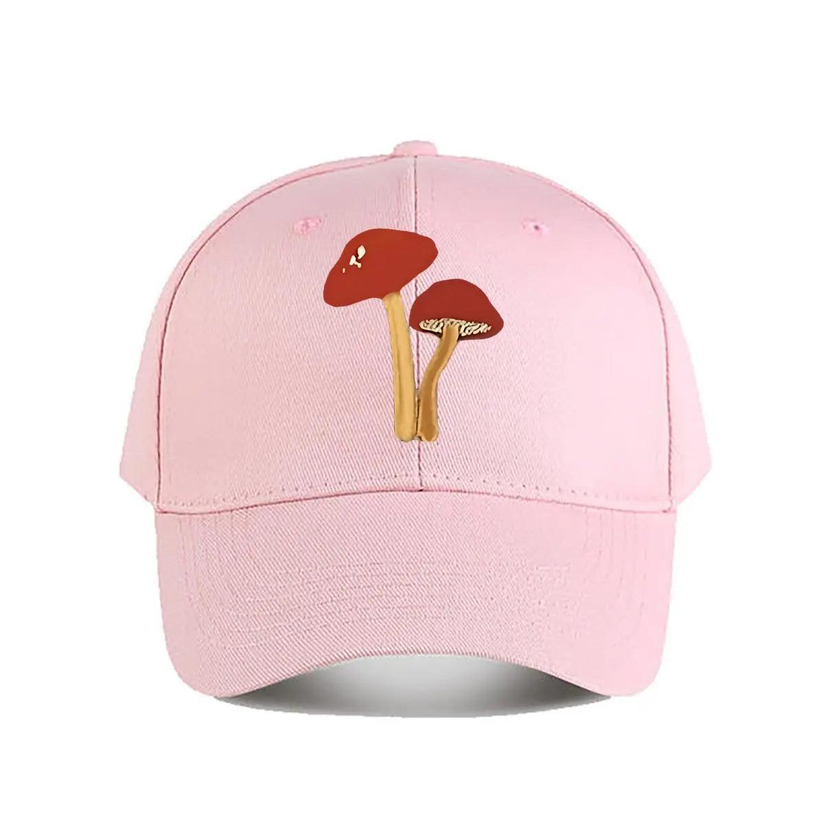 Artificial Red Mushroom Home Decor Baseball Cap