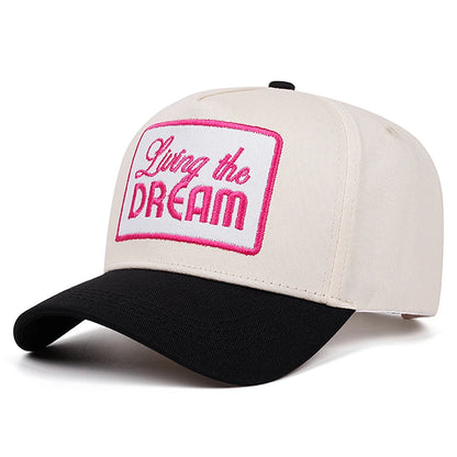 Fashionable Creative Baseball Hat Letter DREAM Embroidered Decorative Hat HipHop Hat