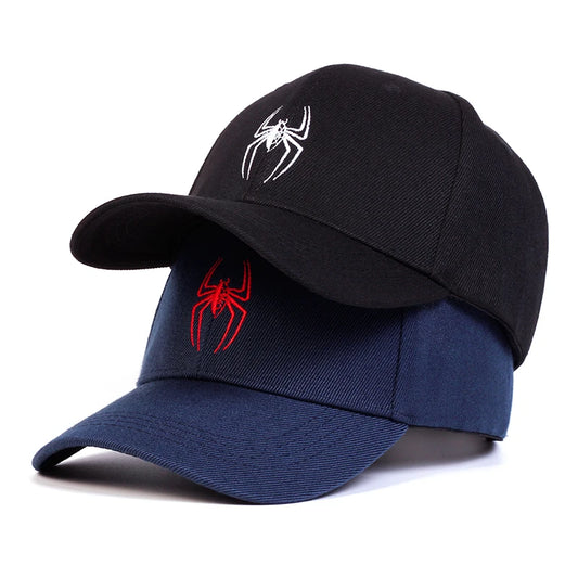 Unisex Spider Embroidery Baseball Caps
