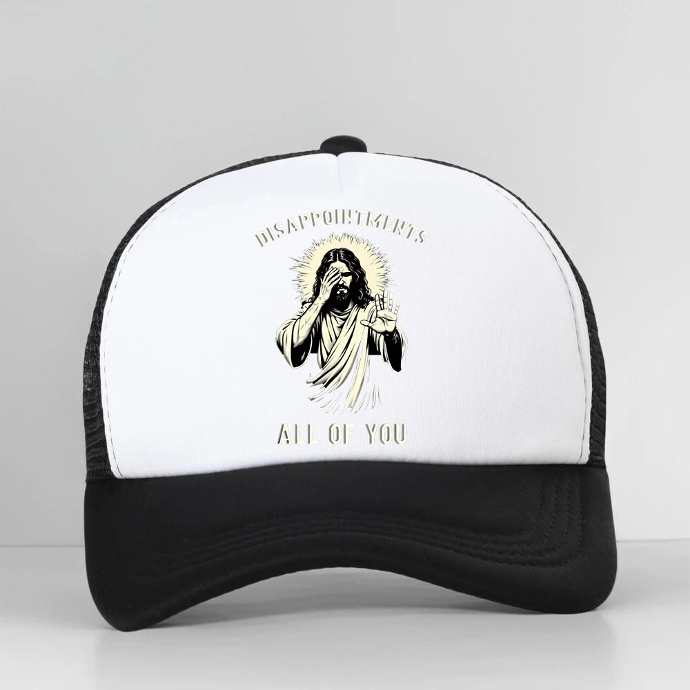 Disappointments All of You Funny Jesus Christian Faith Meme Baseball Cap
