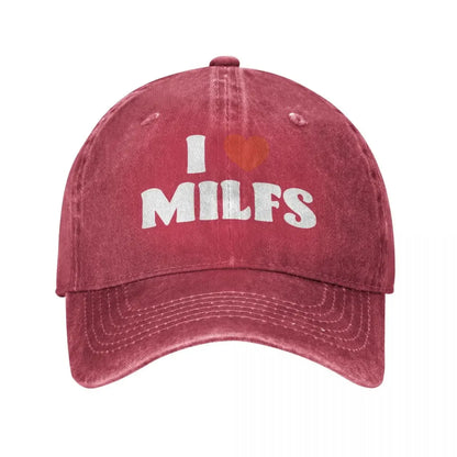 Fashion I Love Milfs Baseball Cap