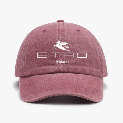 "E.T.R.O" Printed Baseball Cap
