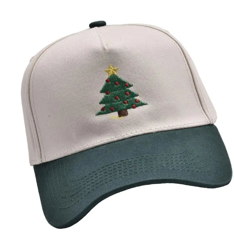 Christmas Tree Embroidery Hat Baseball Cap