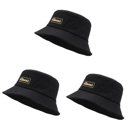 Men Women Big Head Bucket Hats Beach Oversize Sun Cap