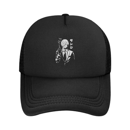 Zoro One-Pieces Flag Mesh Baseball Caps