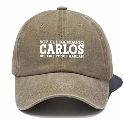 Carlos Sloganel Classic Legendary Baseball Cap
