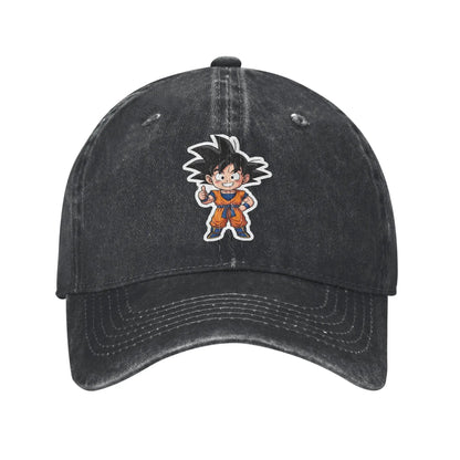 Anime Dragon Ball Song Goku Washed Baseball Cap