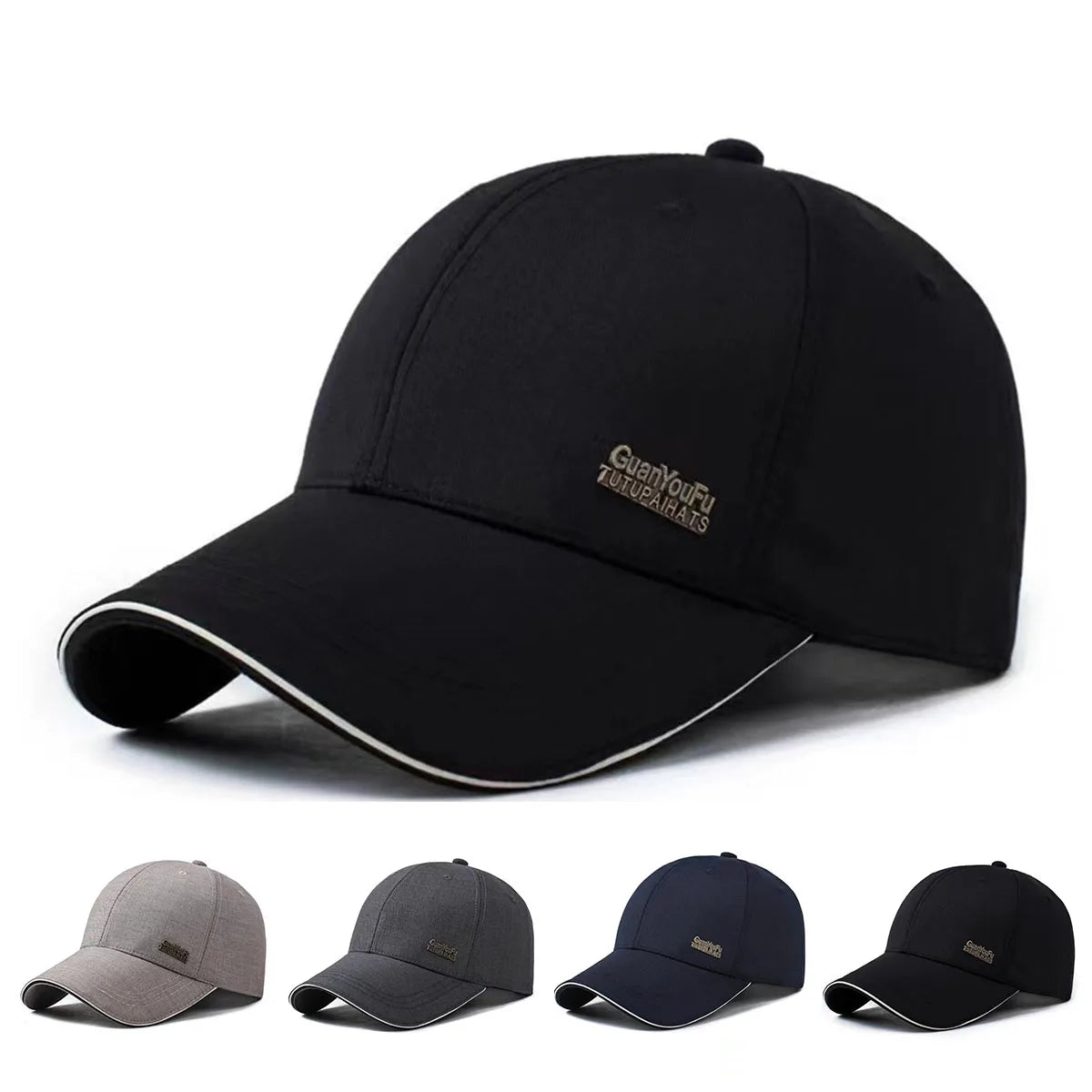 Unisex GuanYouFu Letter Label Baseball Caps