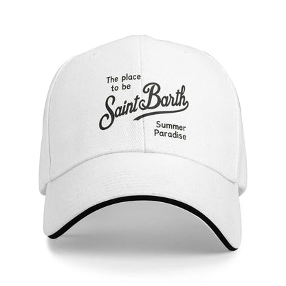 S-Saint Barth Casual Baseball Cap Fashion Outdoor Gym Trucker Hat Baseball Caps