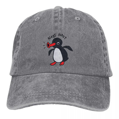 Noot Baseball Cap Men Hats Women Visor Pingu Pinga Penguin TV Caps