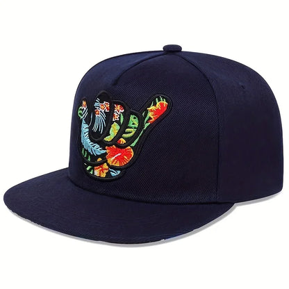 Unisex Fingers 666 Embroidery Hip-hop Hats Snapback Cap Baseball Caps Sunscreen Hat