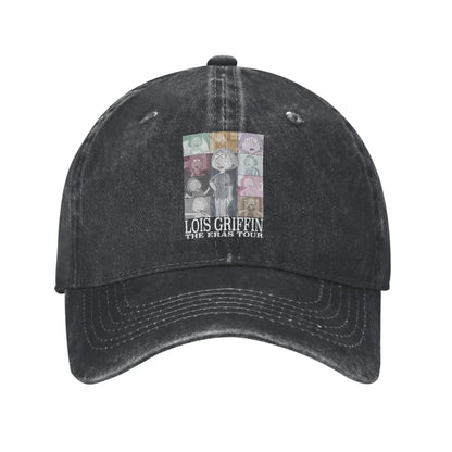 aFamilies Cartoon Peter Lois Stevie Baseball Caps