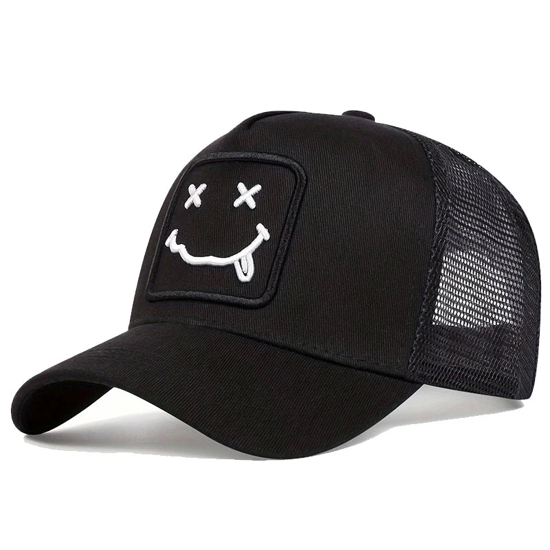 Unisex XX Tongue Sticking Embroidery Baseball Caps