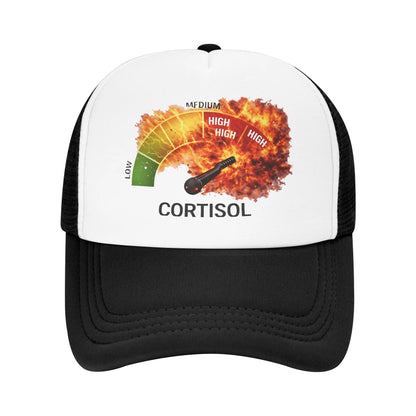 Low Cortisol Levels v Foam Baseball Hat Women Men
