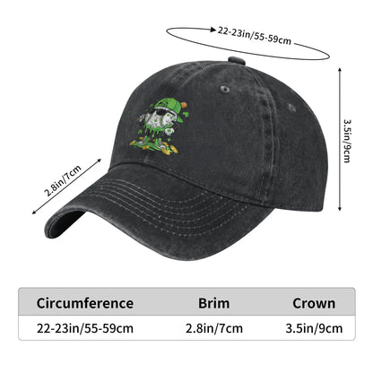 Baseball Drip Ice Cream St Patricks Day Baseball Caps