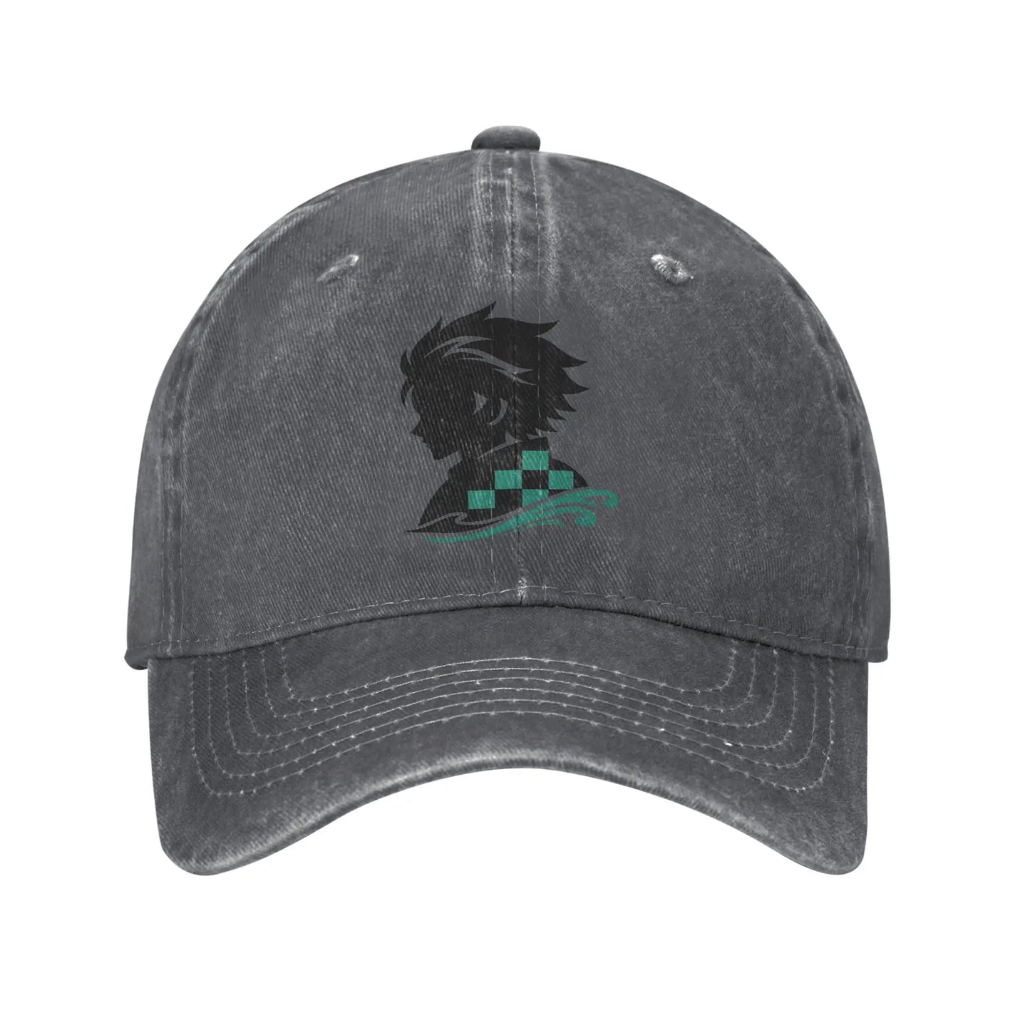Demon Slayer Multicolor Hat Peaked Women's Cap Tanjiro Baseball Hat