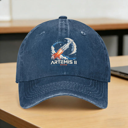 Artemis II Launch to The Moon 2026 Sun Baseball Cap