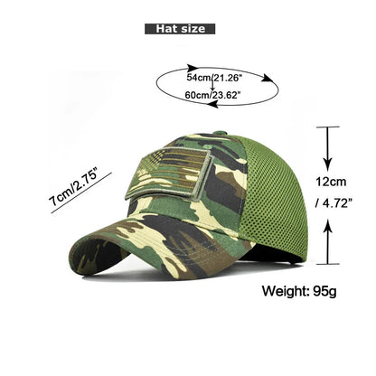 New European And American Flag Trend Fishing Cap Baseball Caps