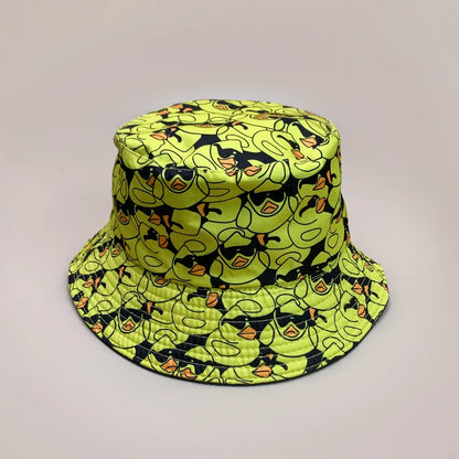 Cartoon Yellow Duck Bucket Hats New Unisex Cute