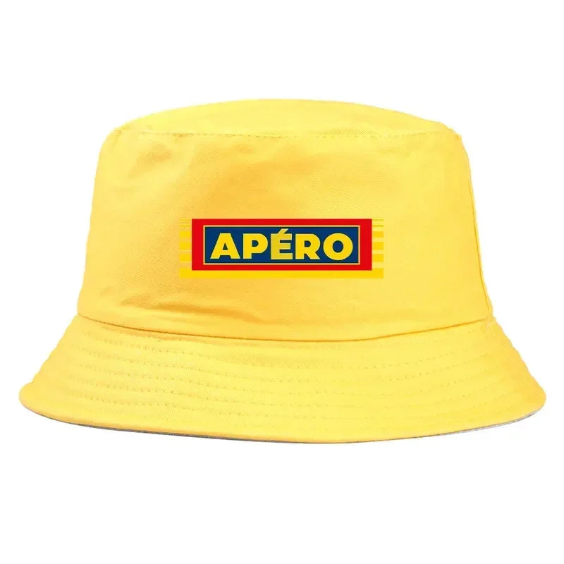 Adult Pastis APERO Bobs Man Reversible Bucket Hat Men Women
