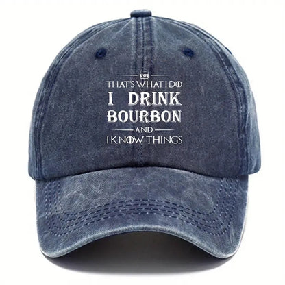Bourbon Whiskey Breathable Sun Blocking Baseball Cap