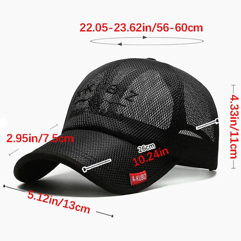 Canada Summer Male Mesh Hat Baseball Cap For Men Women