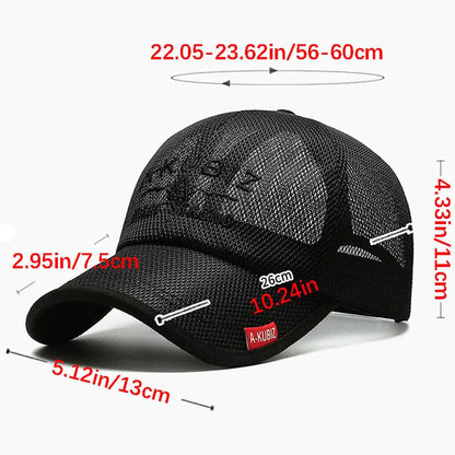 Canada Summer Male Mesh Hat Baseball Cap For Men Women