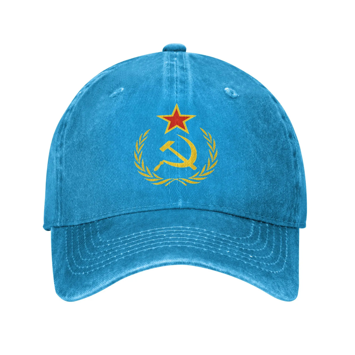 CCCP Soviet Hammer And Sickle Star Marxist Casual Baseball Cap
